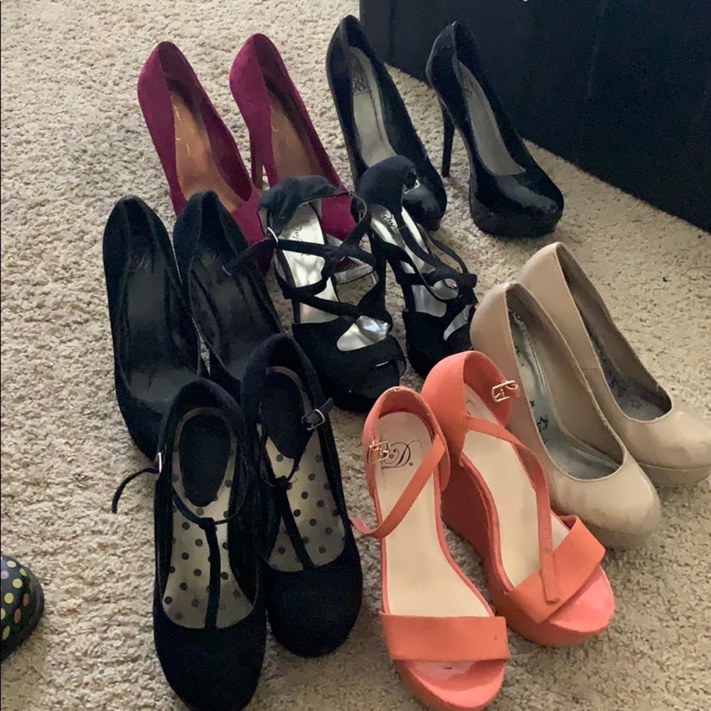 Women’s heels and wedges